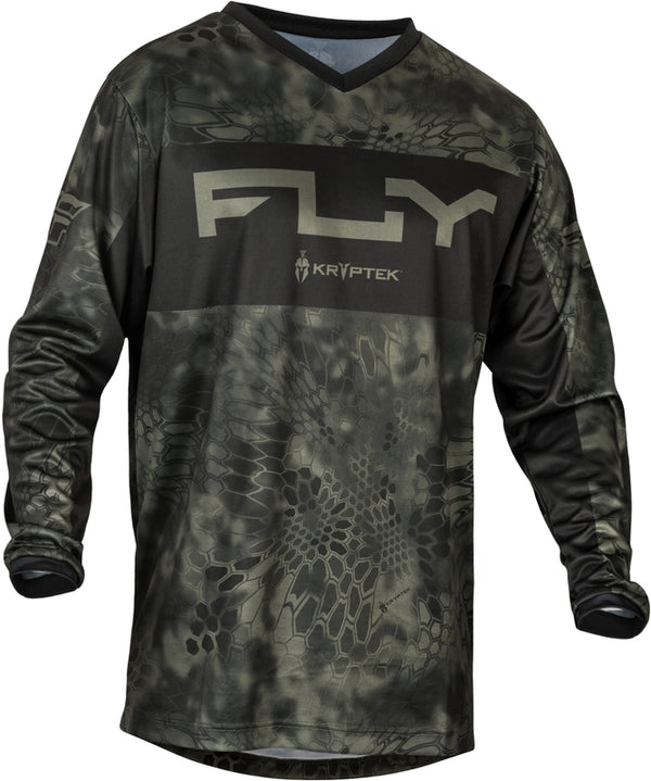 Fly Racing F-16 Kryptec S.E. Jersey - Moss Gray/Schwarz 377-925m