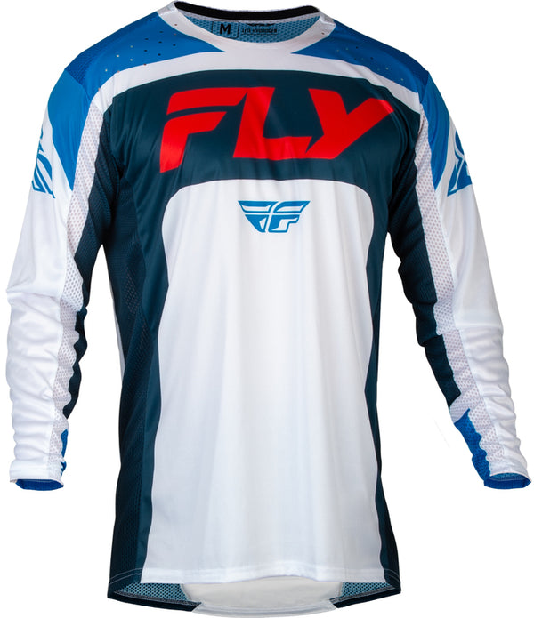 Fly Racing Lite Jersey - Rot/Weiß/Marine 377-723m