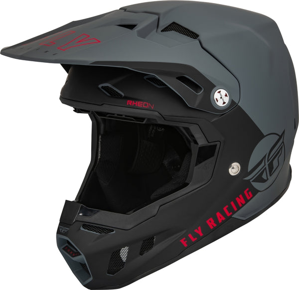 Fly -Racing -Formel CC -Mittelhelm - Mattgrau/Schwarz 73-4321XS