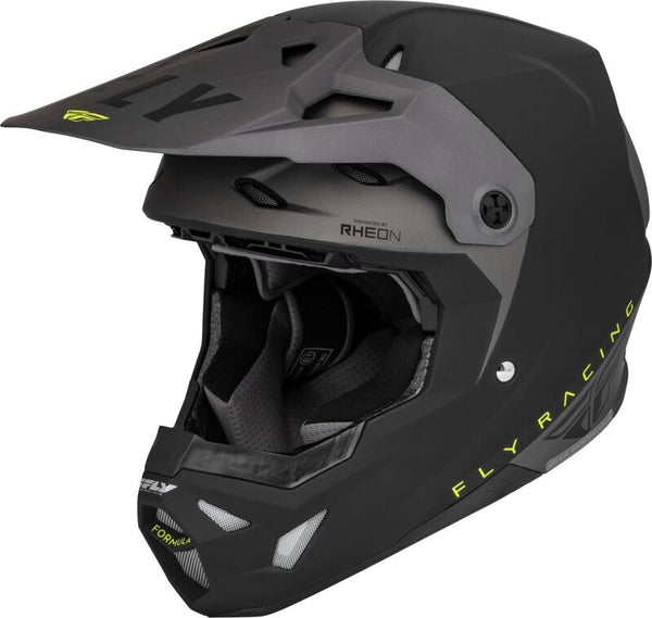 Fly Racing-Formel CP Sllant Helm Matte schwarz/grau/hi-vis xl 73-0030x