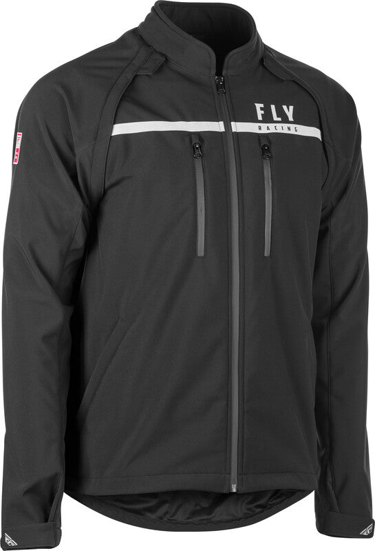 Fly Racing Patrol Softshell Jacke - Black 373-680L