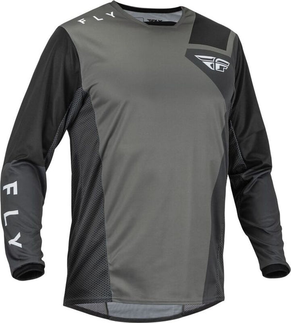 Fly Racing Kinetic Jet Jersey Gray/Dark Gray/Black SM 376-523S