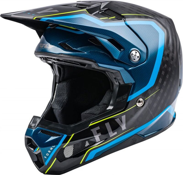 Escape Racing Formel Carbon Axon Helm Schwarz/Blau XL 73-4420X