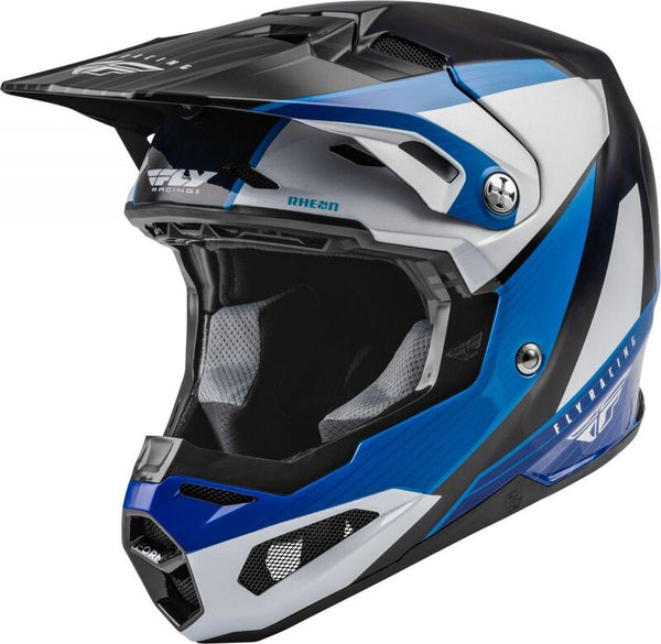 Fly Racing Formel Carbon Prime Helm Blau/Weiß/Blau Carbon LG 73-4430L