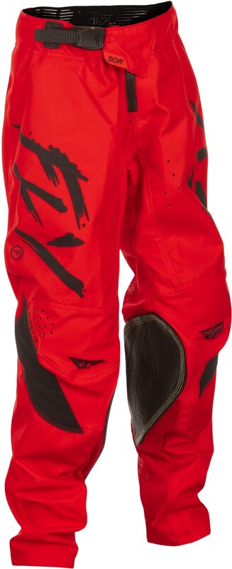 Fly Racing Kinetic Stoke Youth Hosen - Rot/Schwarz 378-53726