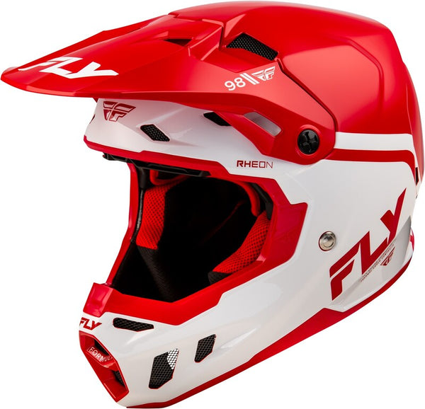 Fly -Racing -Formel CC Objektive Helm - Rot/Weiß 73-4347s
