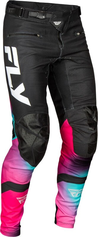 Fly Racing Rayce Fahrradhose - Fuschia/Black/Teal 378-06128