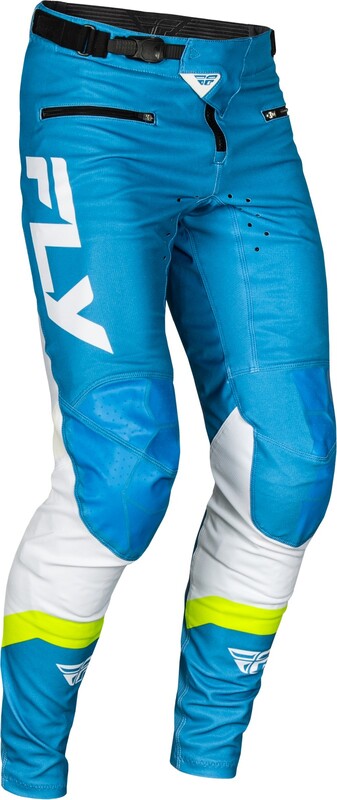 Fly Racing Rayce Fahrradhose - Blau/Weiß/Limegrün 378-06234