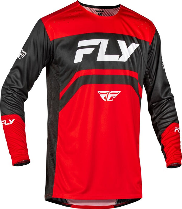 Fly Racing Rayce Fahrradtrikot - Rot/Schwarz/Weiß 378-054x