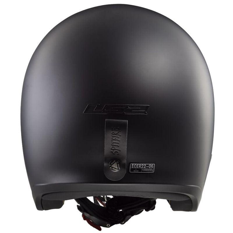 LS2 Open MC Helm Spitfire II Mattschwarz