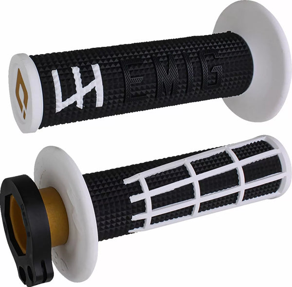 ODI Emig Grip 2.0 BLK/WHHT H36E2BW