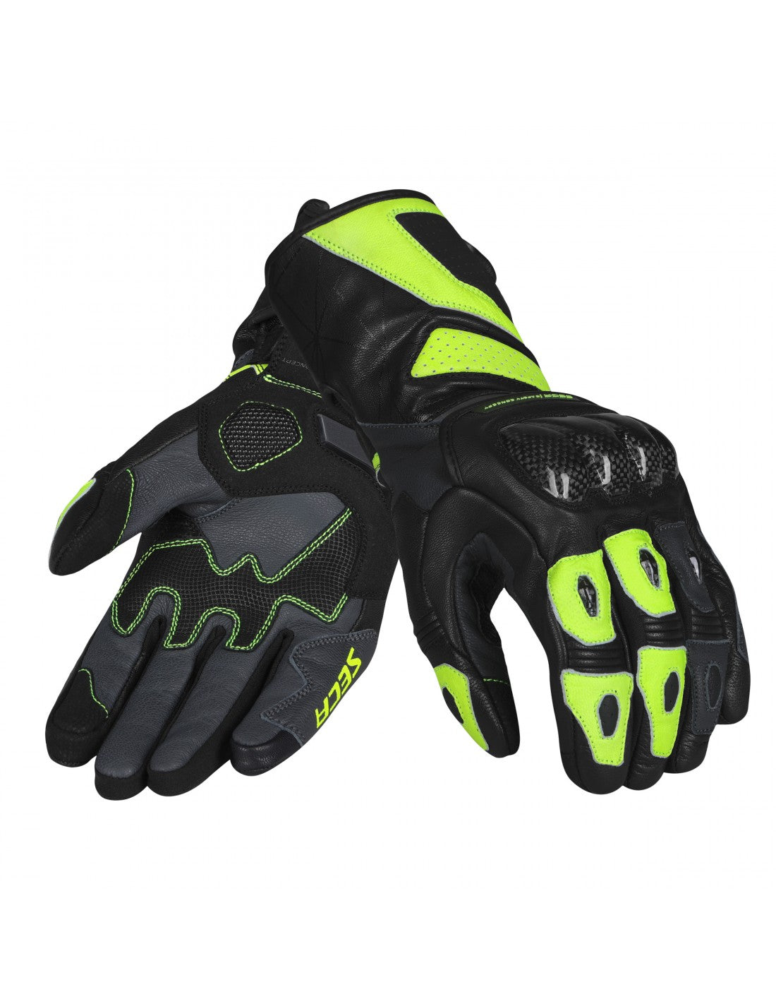 SECA MC-Sport Gloves atom Black /Flu