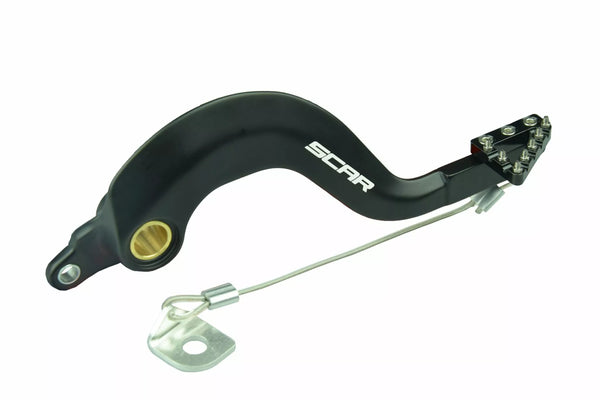 Scar Brake Pedal YZ125/250 BK RBP101BK