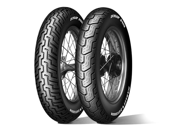 Dunlop-Reifen D402 SW (Harley-D) schmal-weiß-sgewall MT90 B 16 m/c 74H TL