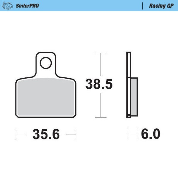 Moto-Meister-Bremsbelag Rennsport GP 099212