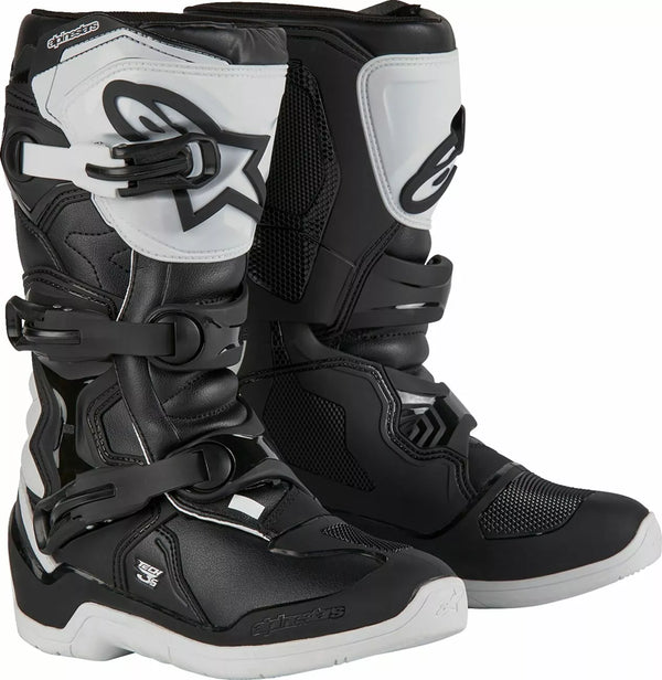 Alpinestars (MX) Boot Tech3s YTH WHT/BLK 6 2014024-21-6