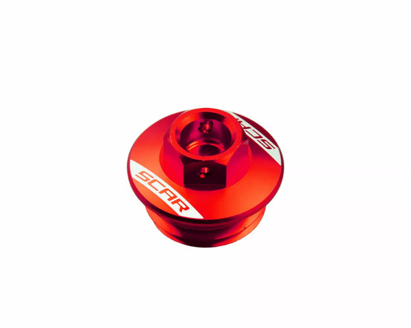 Scar Oil Filler CAP CRF RED OFP200