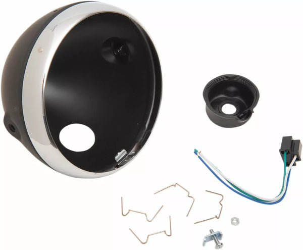 Emgo H/Lampe Lucas 7 Shell Blk 66-65068