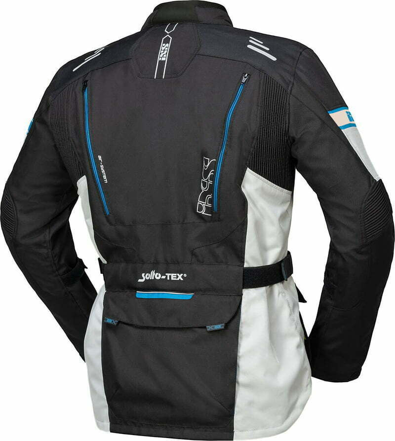 iXS Textil Motorradjacke Lorin ST Schwarz /Blau 