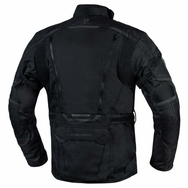 Rebelhorn Textil Mc-Jacke Cubby IV Schwarz 