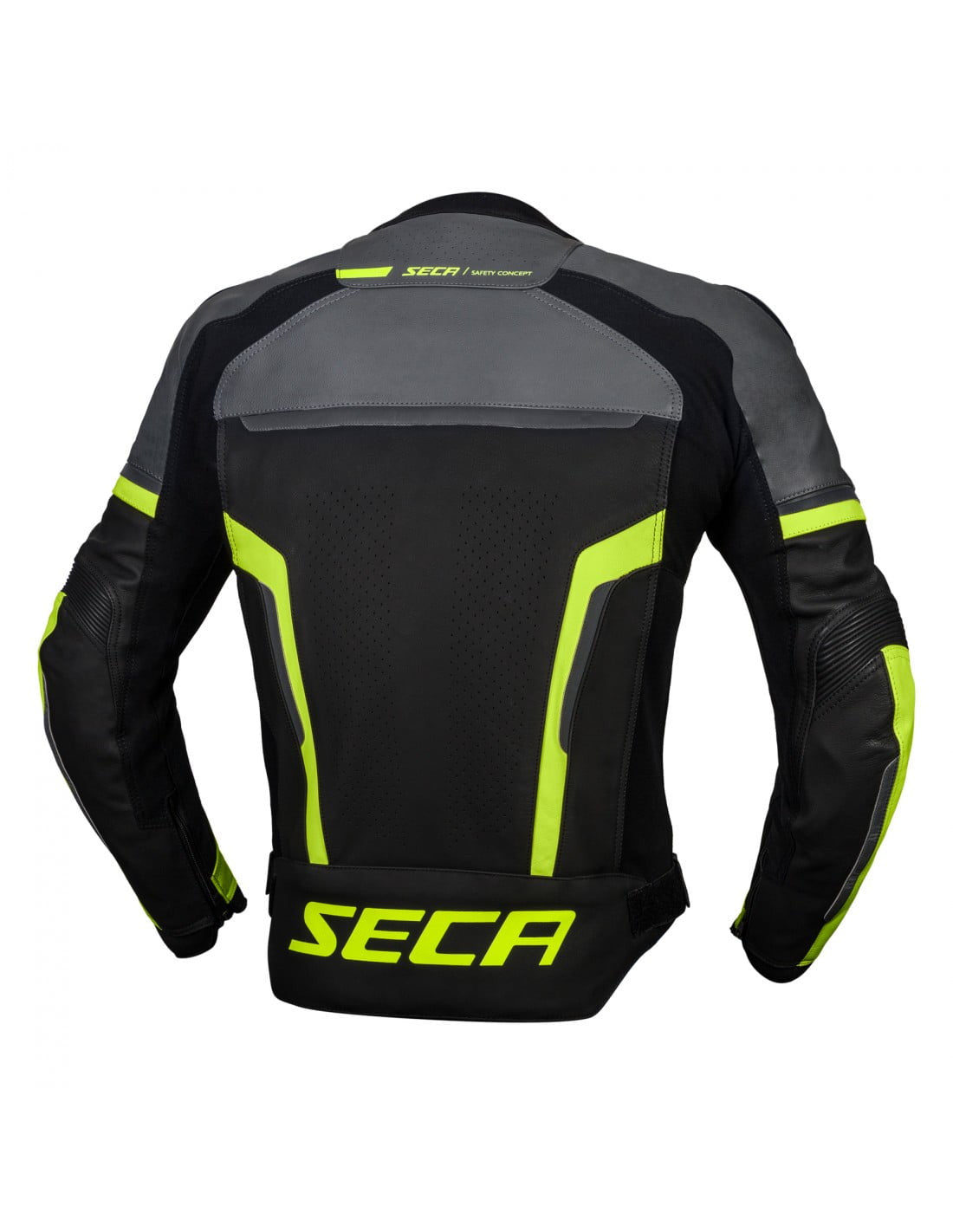 Seca Leder MC-Jacket Hooligan Titanium /Grippe