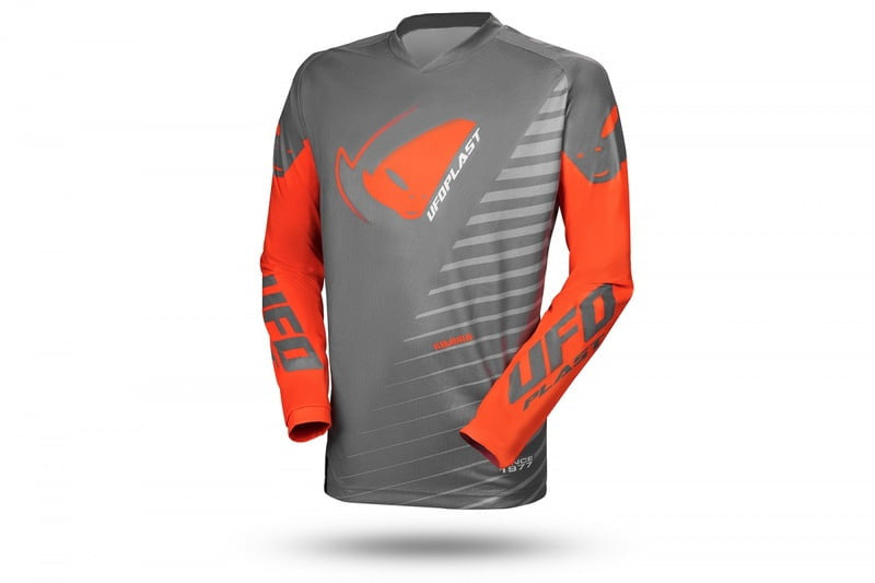 Ufo Crosströja Kimura Jersey Grau /Orange 