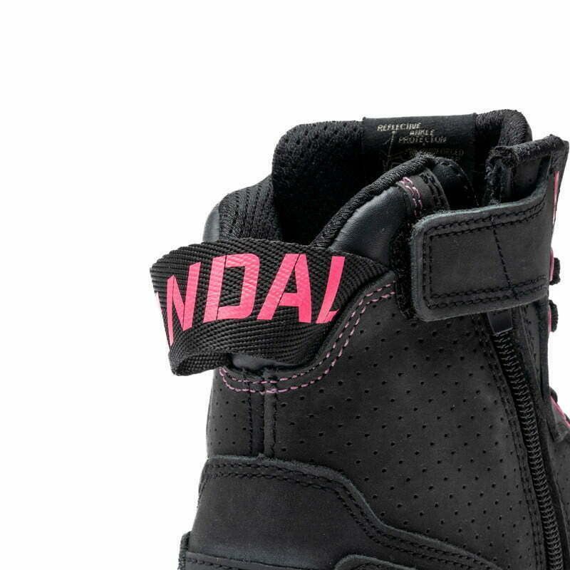 Rebelhorn Ladies Mc-Shoes Vandal Black /Pink