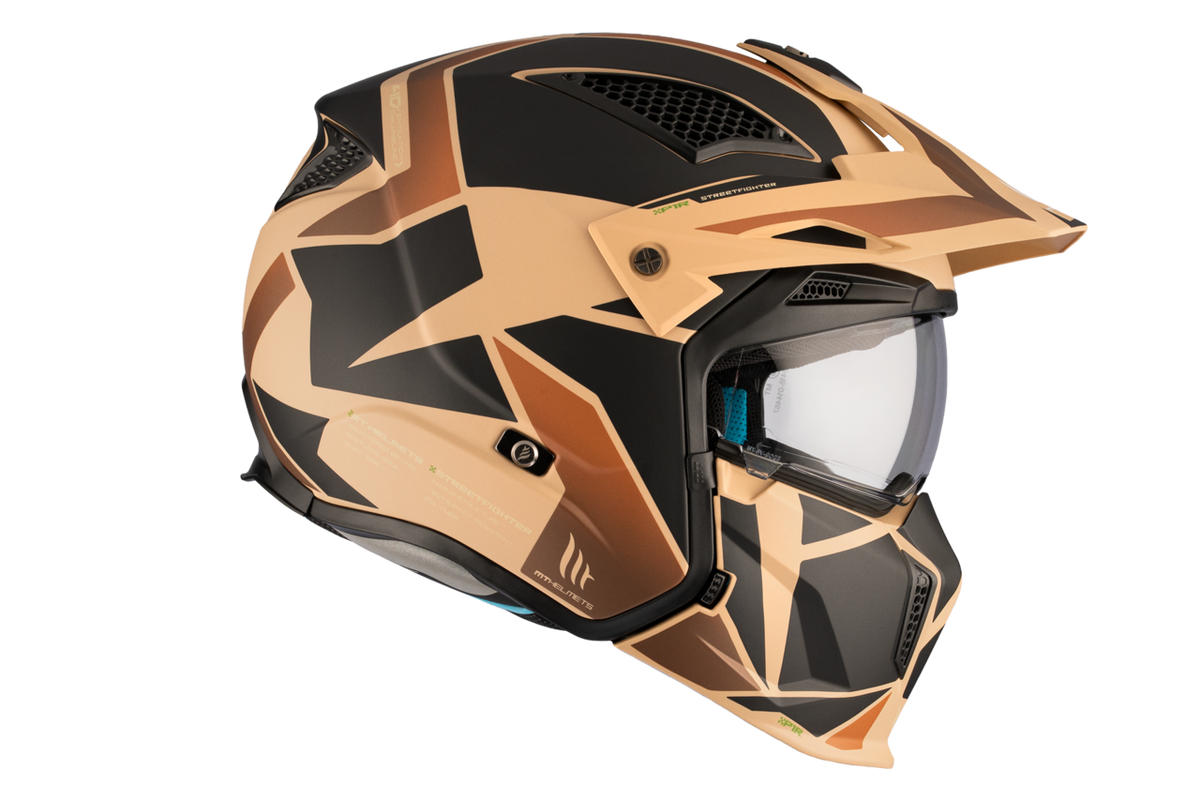 Mt Helmets Open MC Helmet Streetfighter Sv S P1R B9