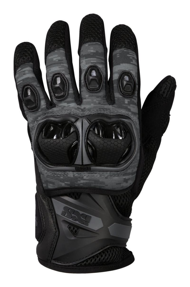 IXS MC Handschuhe Lt Montevideo Air S Black /Camo