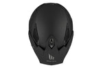 Mt Helmets Open MC Helmet District Solid A1 Matt Black