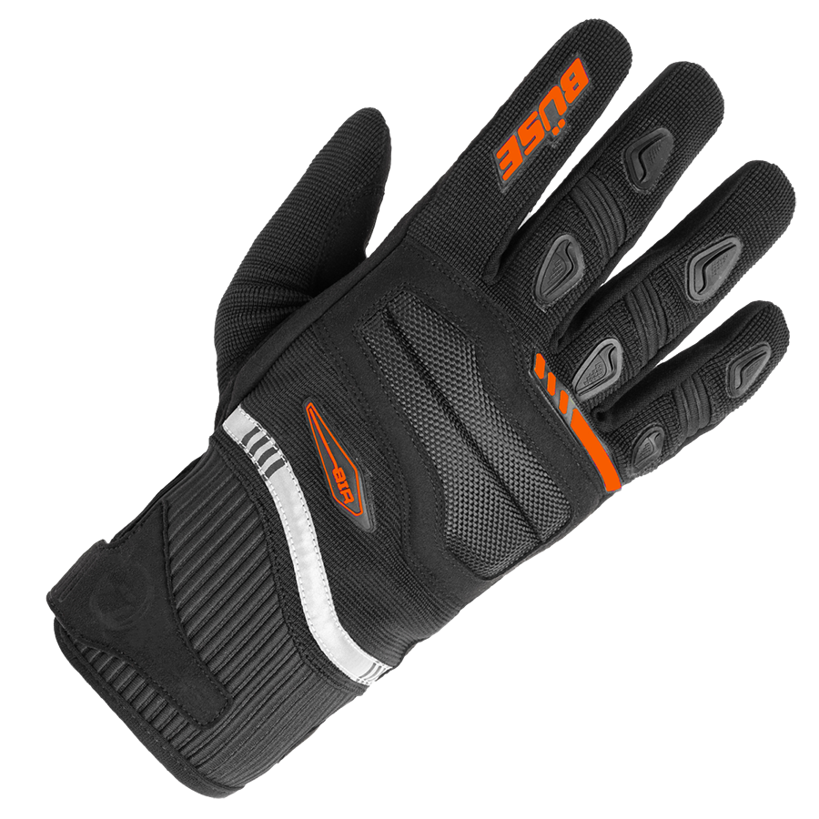 Büse Mc-Gloves frisch schwarz /orange