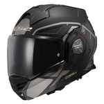 LS2 Openable MC Helmet Advant X Metryk Titan gray