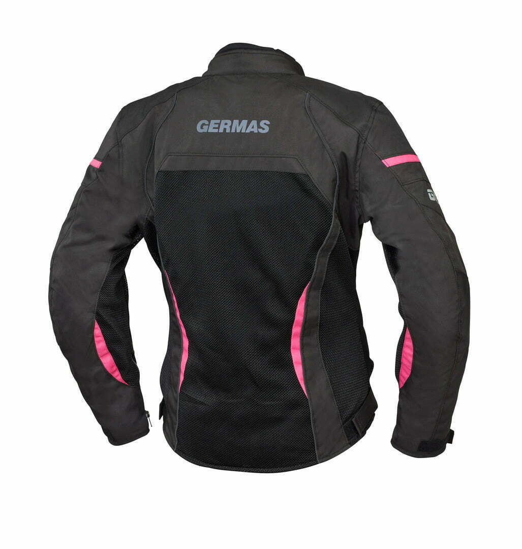 GMS Women Textile Mc jacket Tara Mesh Black /Pink