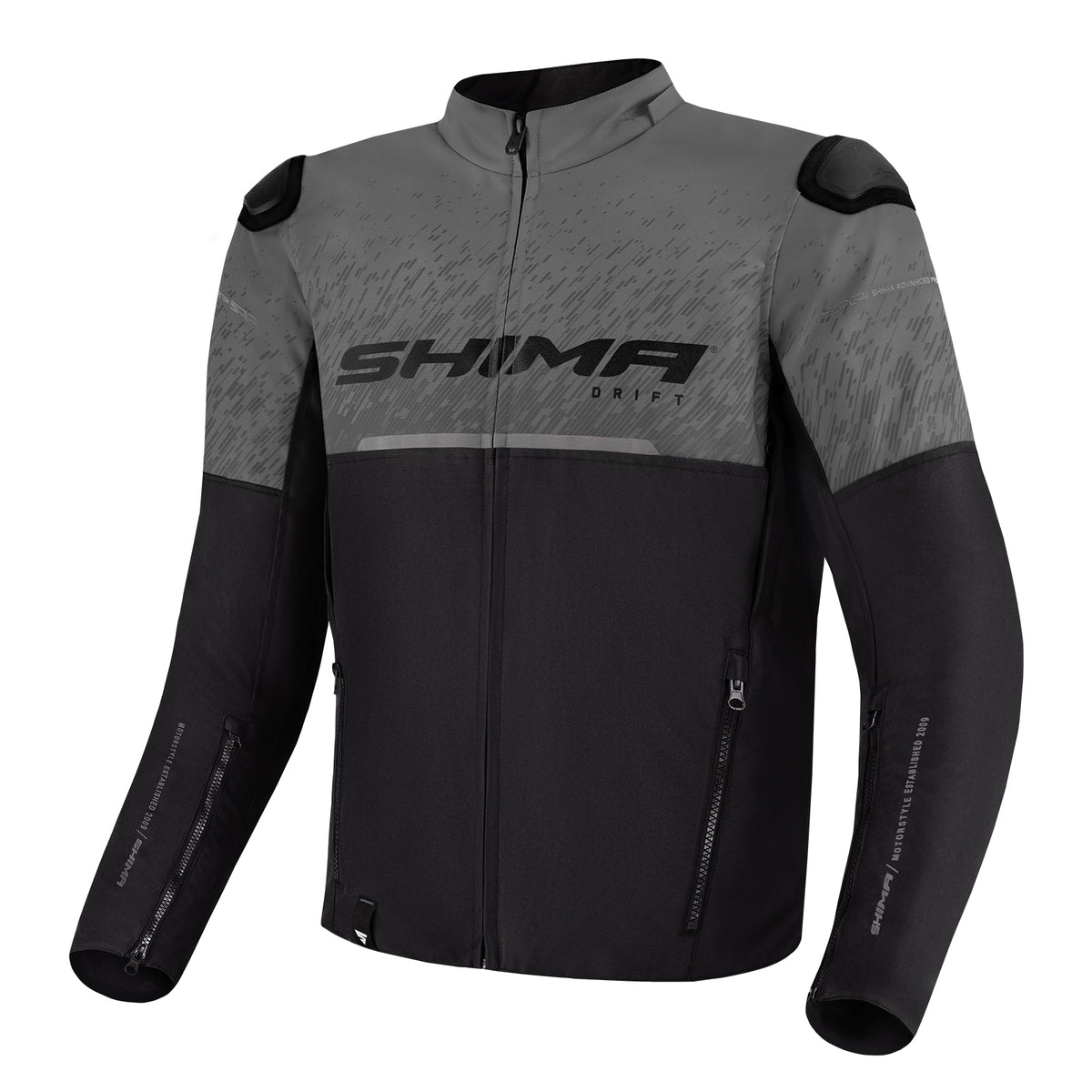 Shima Textile MC Jacke Operation Grau