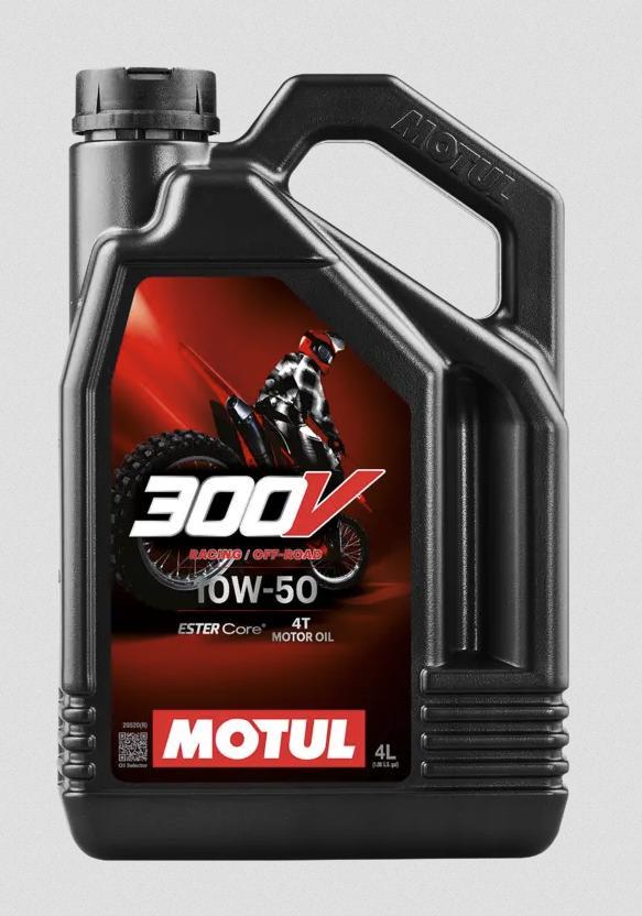 Motul 300V 4T Factory Line Off-Road 10W-50 4 L (4st/Cardboard)