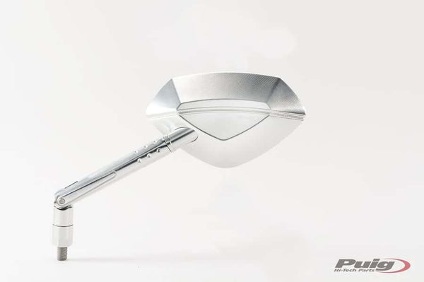 Rückspiegel Hi-Tech im homologischen S/linken Aluminium (1PCs)