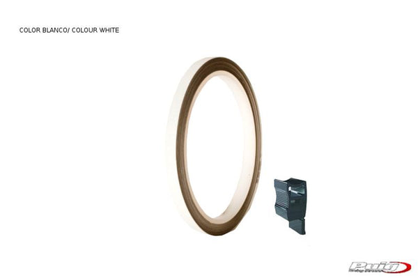 Randstreifen 6 Meter+Aplicator C/Weiß Fluoreszenz