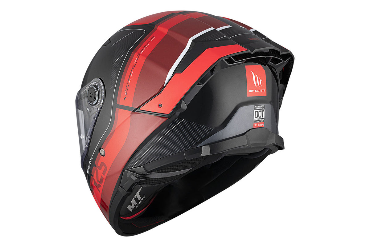 MT Helme Integral MC Helm Donner 4 SV R25 Rot