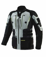 Rebelhorn Textil Mc-Jacke Patrol Grau /Schwarz /Flu 