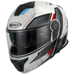 Rocc 810 Openable MC Helmet White /Black