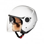 SMK Jet MC Helm Cooper White