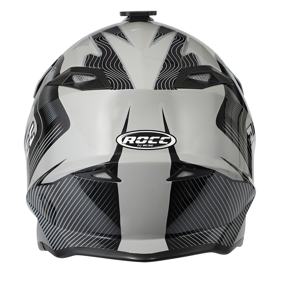 ROCC Cross MC Helm 713 Schwarz /Grau