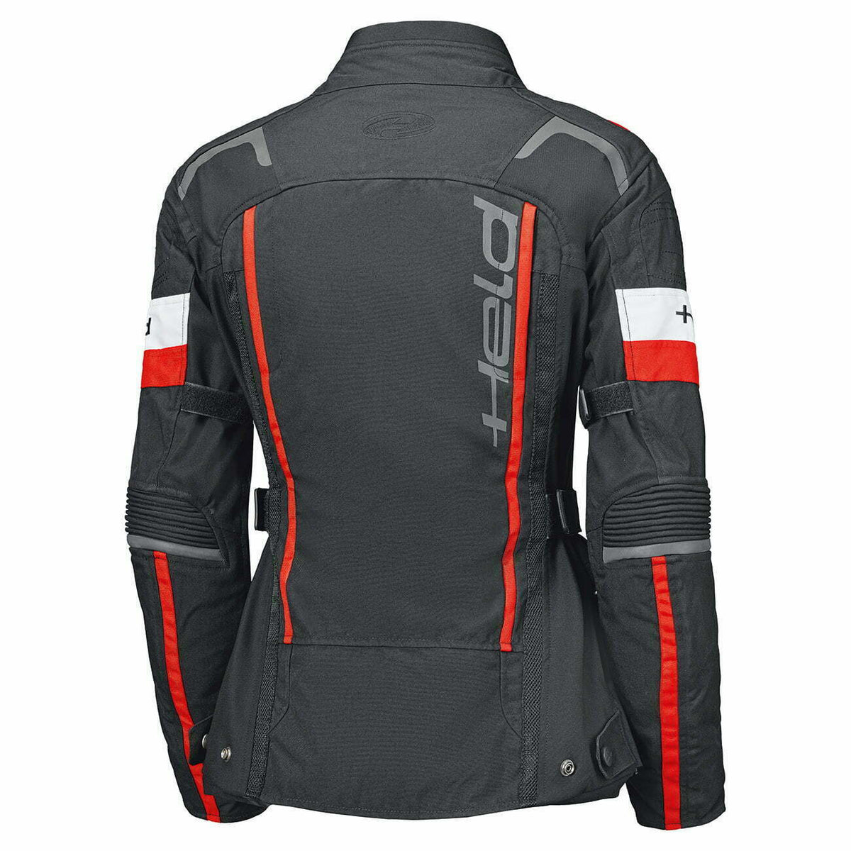 Held Dam Textil Mc-Jacke 4-Touring II Schwarz /Rot 