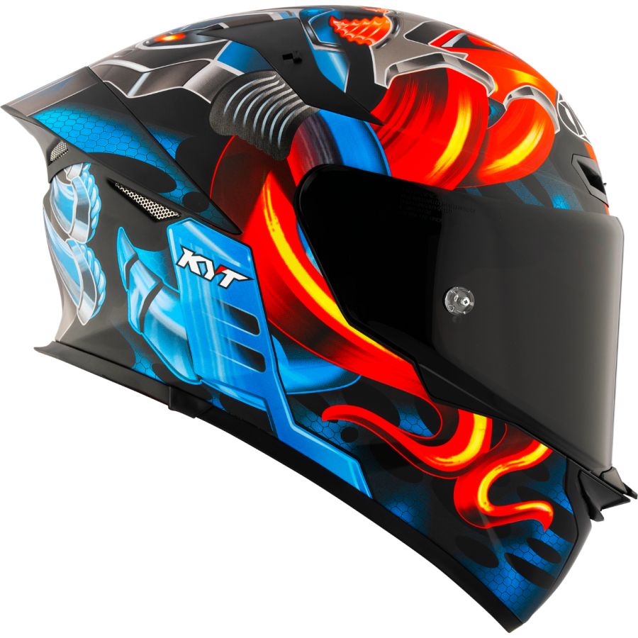 Kyt Integral MC Helm TT-revo Gear E6 Schwarz /Rot /Blau