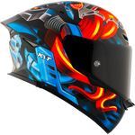 Kyt Integral MC Helm TT-revo Gear E6 Schwarz /Rot /Blau