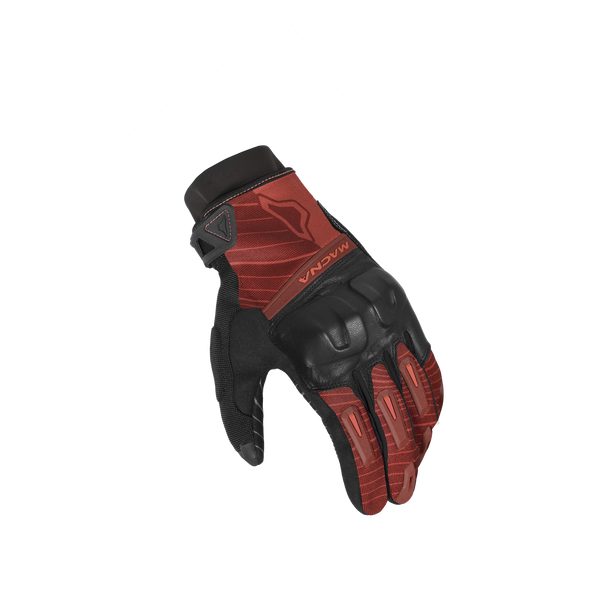 Motorcycle Gloves Macna, Attila RTX Black/Bordeaux