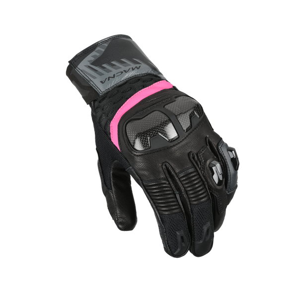 Motorcycle GLOVES MACNA, Chiza Women Black/Gray/Pink