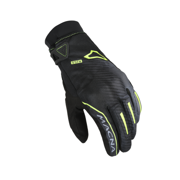 Motorcycle GLOVES MACNA, Crew RTX Black/Fluo Yellow