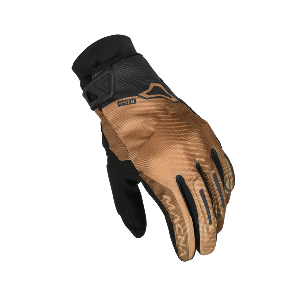 Motorcycle GLOVES MACNA, Crew RTX Black/Taupe