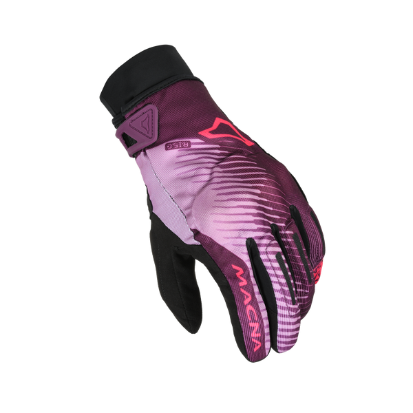 Motorcycle GLOVES MACNA, CREW RTX Woman Black/Purple/Pink